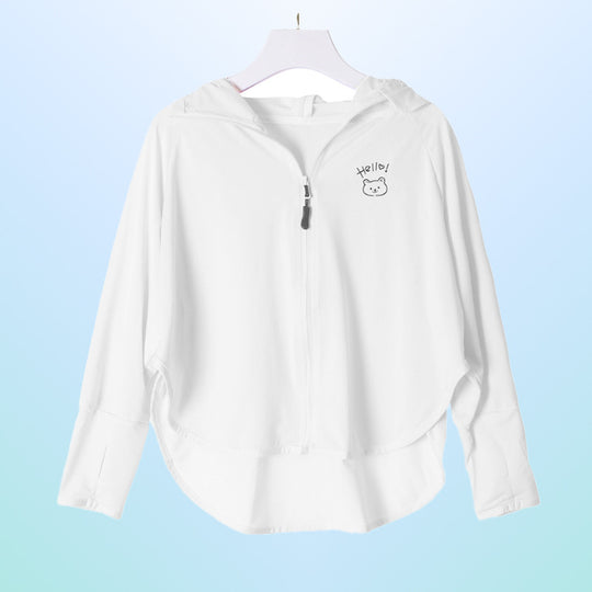 Damen leichte UV-Schutzjacke mit Kapuze EB