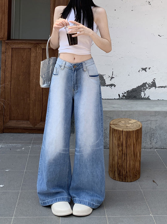 Damen Weite Jeanshose EB