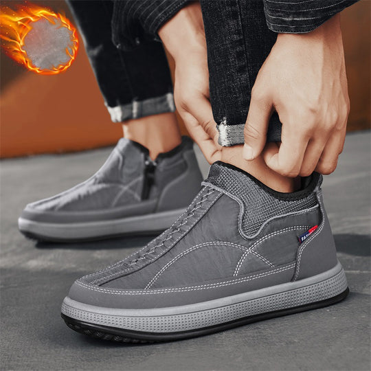 Damen Bequeme Winter Sneaker mit kuscheligem Innenfutter und rutschfester Sohle EB