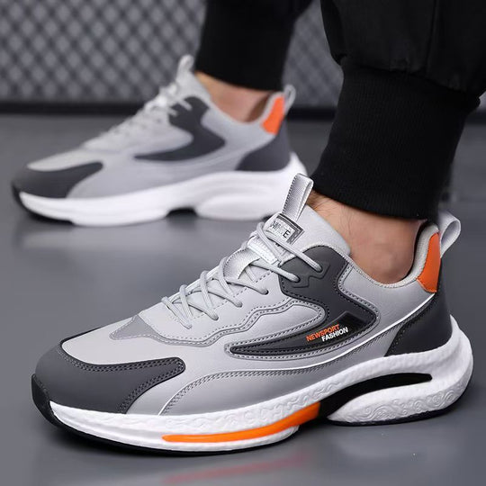 Damen Sportliche Freizeit Sneakers mit atmungsaktiver Oberfläche und stoßdämpfender Sohle EB