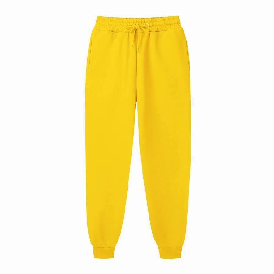 Damen Bequeme Sporthose mit elastischem Bund und Seitentaschen EB