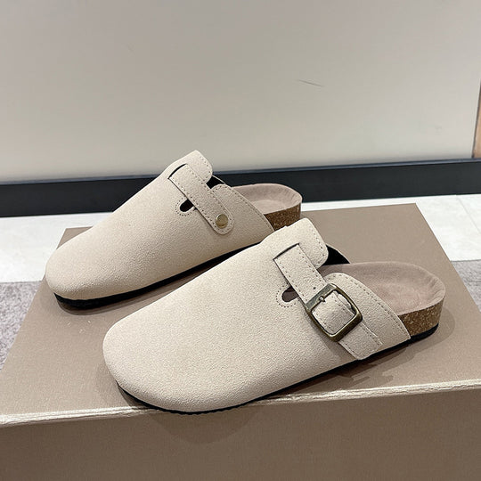 Damen Komfortable Clogs mit verstellbarem Riemen EB