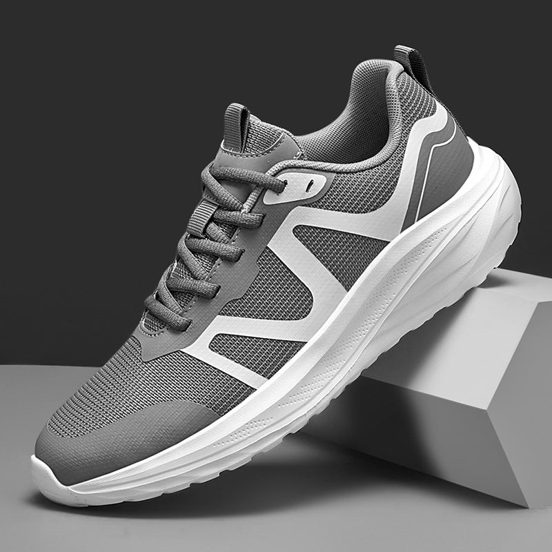 Unisex leichte Mesh‑Walking‑Sneaker mit ergonomischer Wellen‑Zwischensohle und rutschfester Laufsohle EB