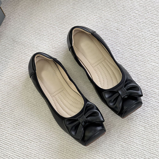 Damen Ballerinas mit elegantem Schleifen-Akzent EB