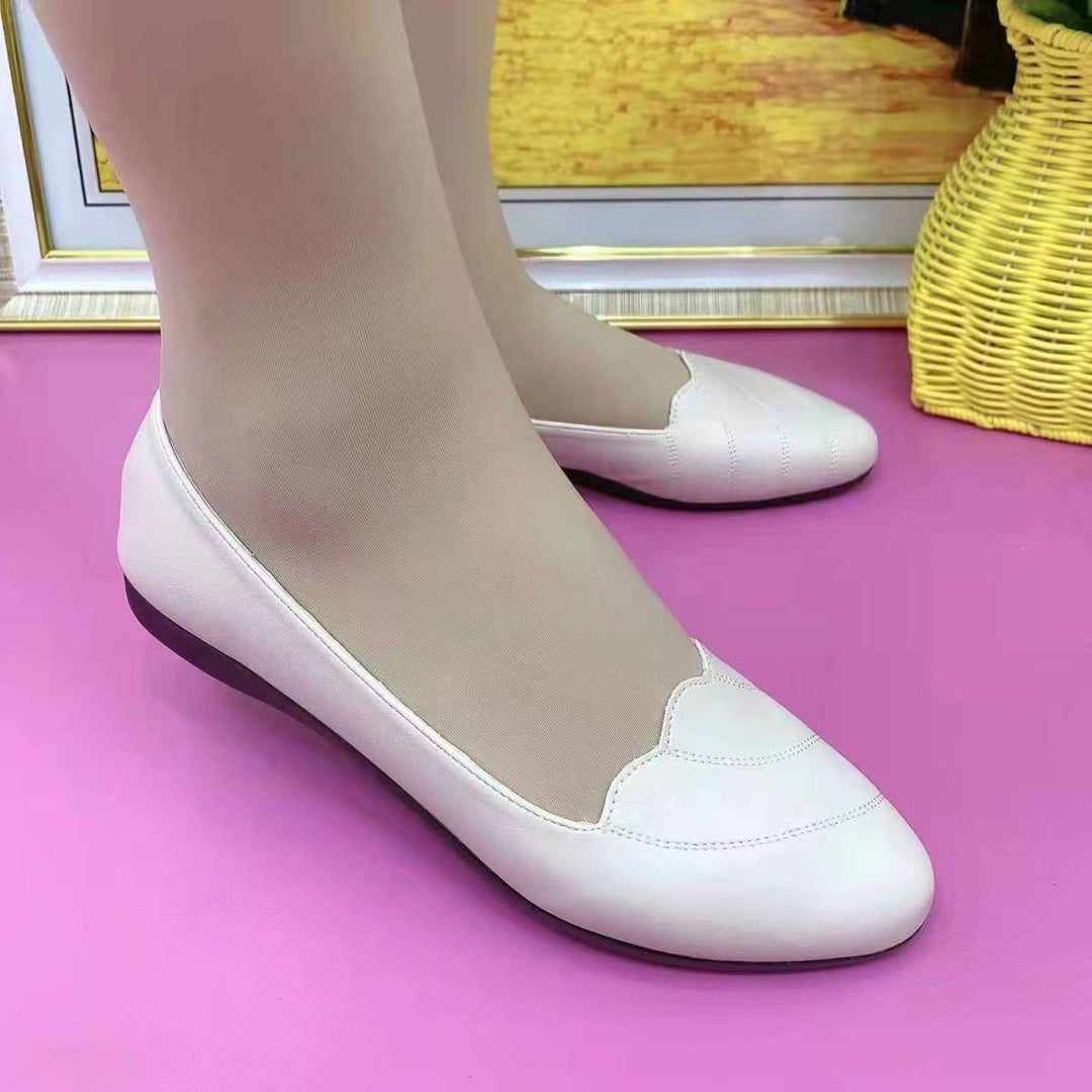 Damen Ballerina-Schuhe mit elegantem Obermaterial und komfortabler Sohle EB