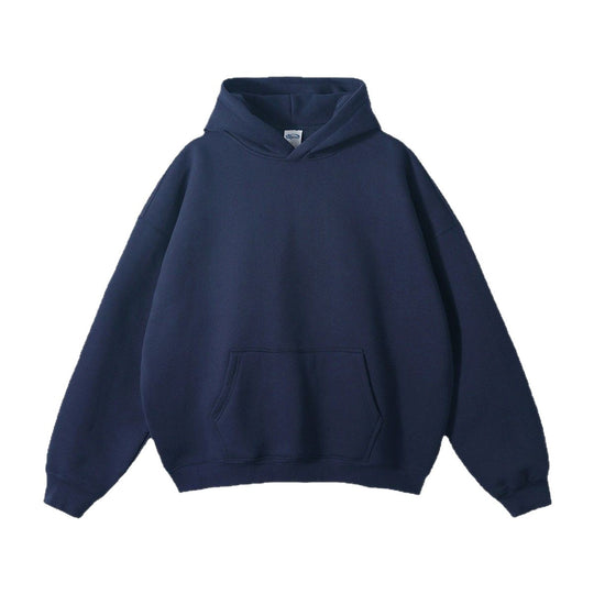 Unisex nan oversized Kapuzenpullover mit Kängurutasche und gerippten Bündchen EB