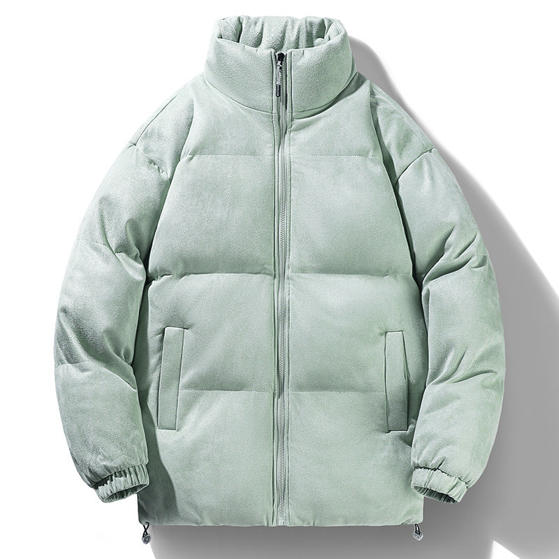 Damen wattierte Überjacke mit hohem Kragen und weichem Innenfutter EB