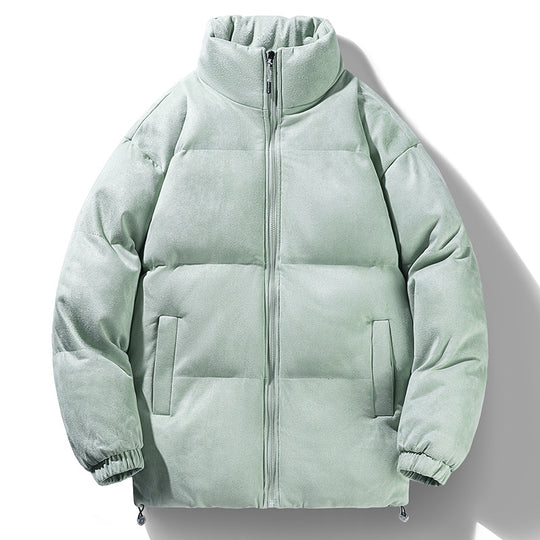 Damen wattierte Überjacke mit hohem Kragen und weichem Innenfutter EB