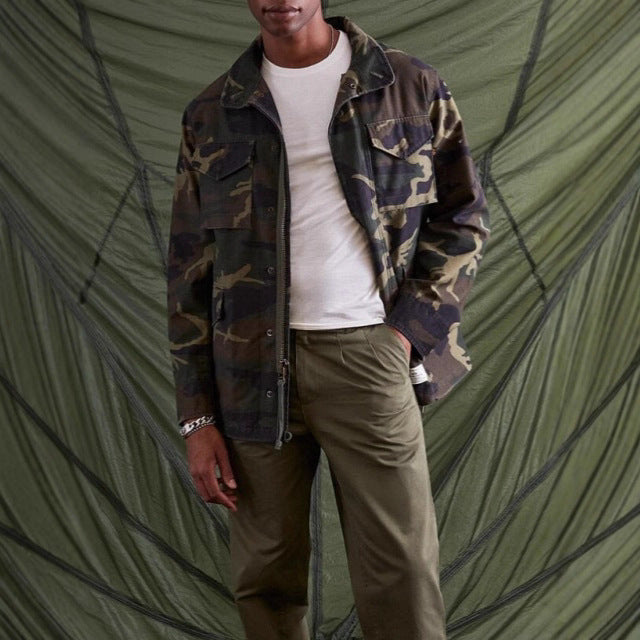 Herren Utility-Jacke mit praktischen Taschen und robustem Design EB