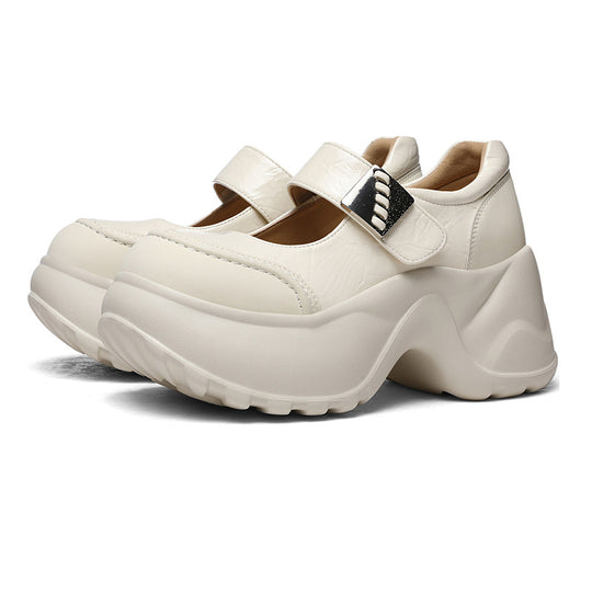 Damen Halbhohe Komfort-Schuhe mit verstellbarem Riemen EB