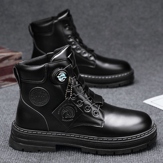 Herren robuste Schnürboots mit rutschfester Sohle und wasserabweisendem Obermaterial EB