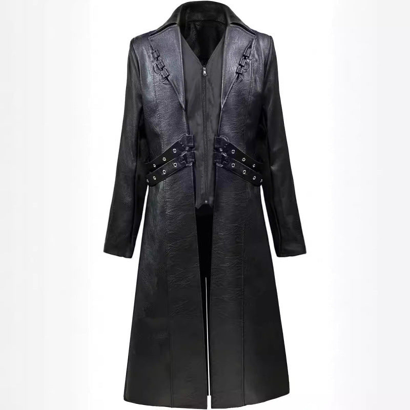 Damen elegante jacke mit dekorativen Schnallen EB