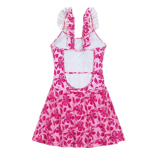 Damen Badekleid mit floralem Muster EB