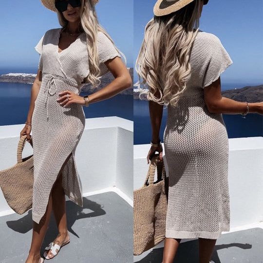 Damen strandfreundliches Netzkleid EB
