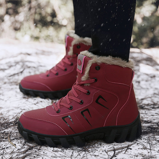 Damen Winterboots mit isolierender Fütterung und rutschfester Sohle EB