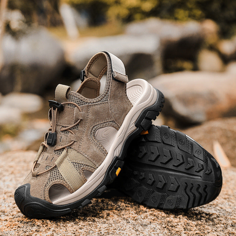 Damen Multifunktionale Outdoor-Sandalen mit rutschfester Sohle und verstellbarem Schnürsystem EB