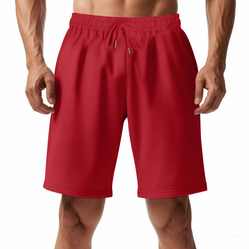 Herren Sportliche kurze Laufshorts mit elastischem Bund und praktischem Kordelzug EB