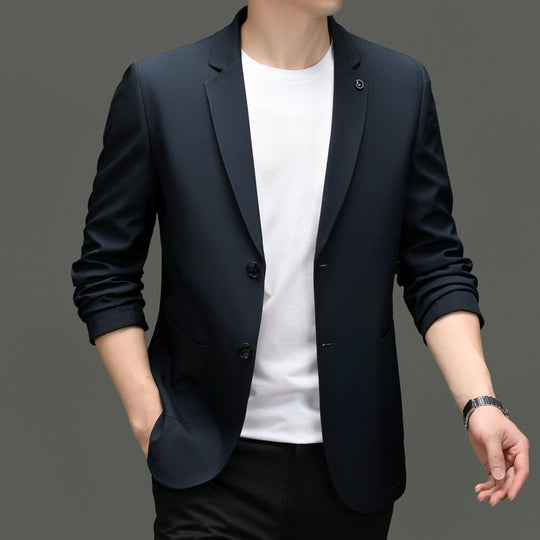 EB | Blazer Slim Fit Leicht Klassischer Revers Zwei Knöpfe
