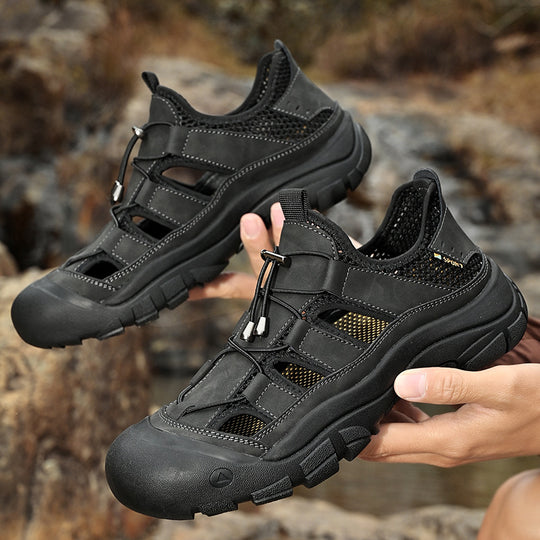Herren Sportliche Wasserschuhe mit rutschfester Sohle und atmungsaktivem Obermaterial EB