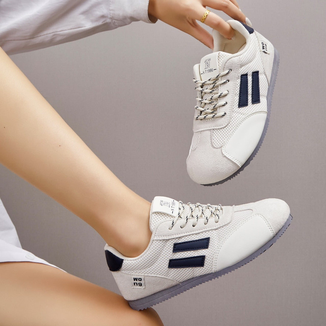 Damen Sportliche Freizeitschuhe mit rutschfester Laufsohle und atmungsaktivem Mesh-Heel EB