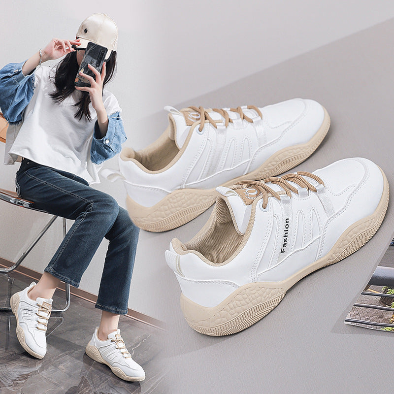 Damen Schnürsport Sneakers mit atmungsaktiver Obermaterialstruktur und stoßdämpfender Sohle EB