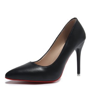 Damen elegante Stiletto-Pumps mit glänzender Lackoberfläche EB