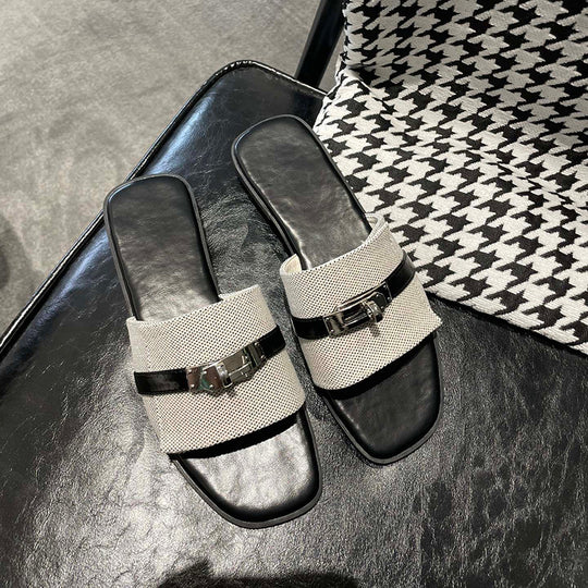 Damen elegante Sandalen mit modischem Riemendesign und strapazierfähiger Sohle EB