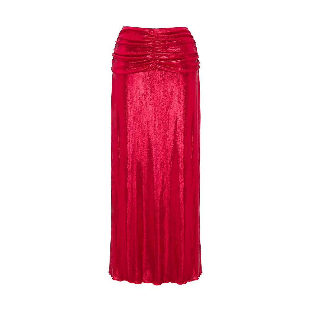 Damen Badeanzug mit off-shoulder Design und elegantem Rock EB