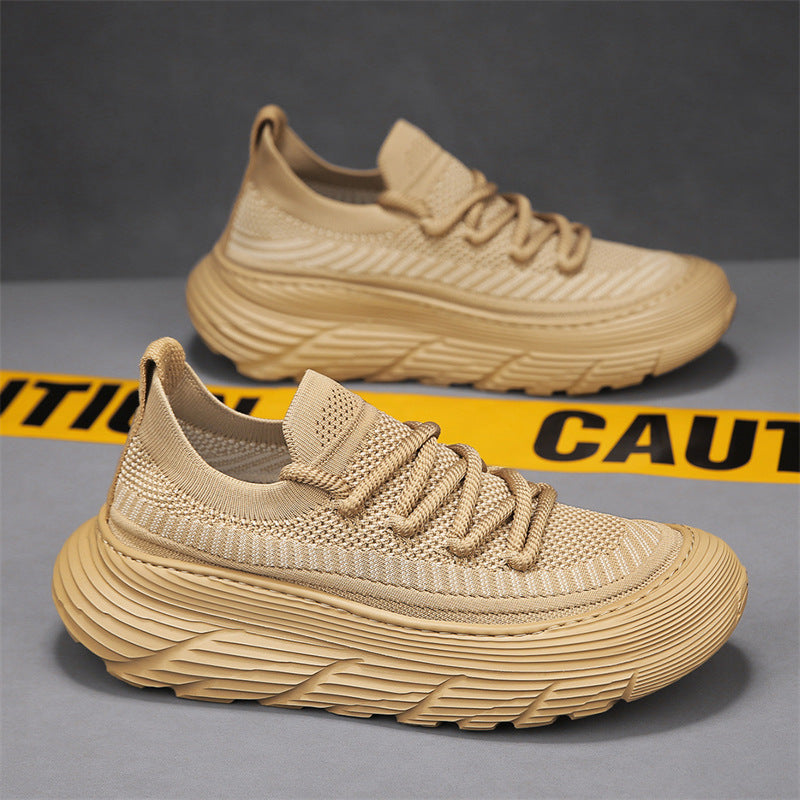 Damen Sportliche Hochprofil-Sneaker mit atmungsaktiver Obermaterialstruktur EB