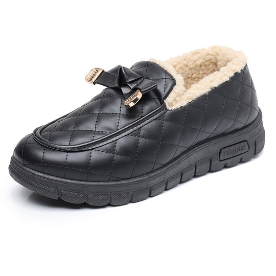 Damen Bequeme Hausschuhe mit kuscheligem Innenfutter EB