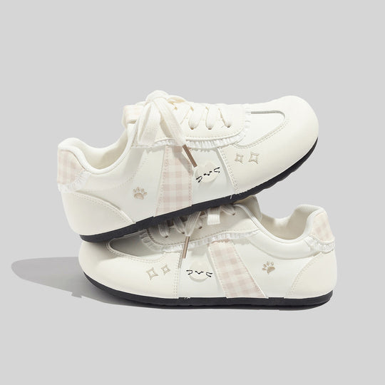 Damen Sportliche Sneaker mit einzigartigen Tiermotiv und gepolsterter Einlegesohle EB