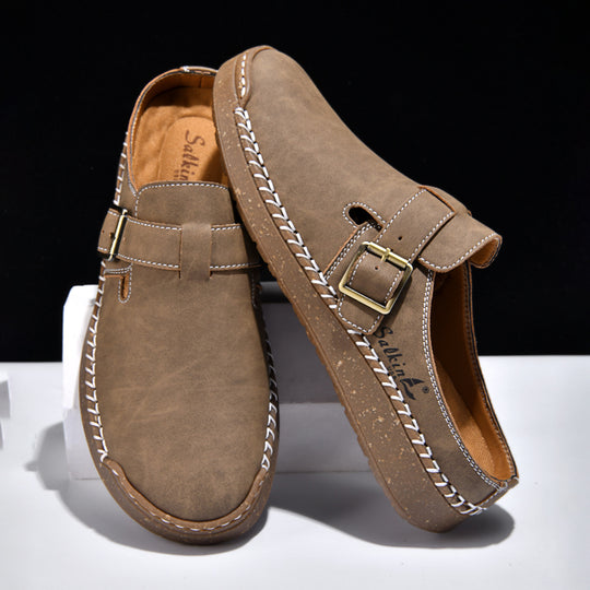 Herren Komfortable Clogs mit verstellbarem Riemen EB