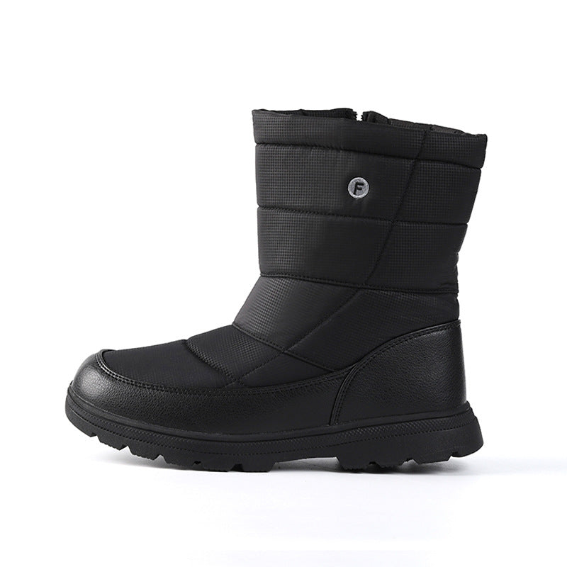 Damen isolierte Winterstiefel mit rutschfester Sohle und praktischem Schnellverschluss EB