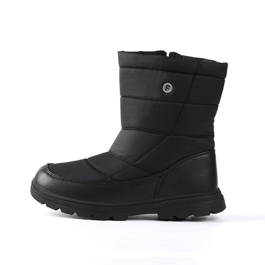 Damen isolierte Winterstiefel mit rutschfester Sohle und praktischem Schnellverschluss EB