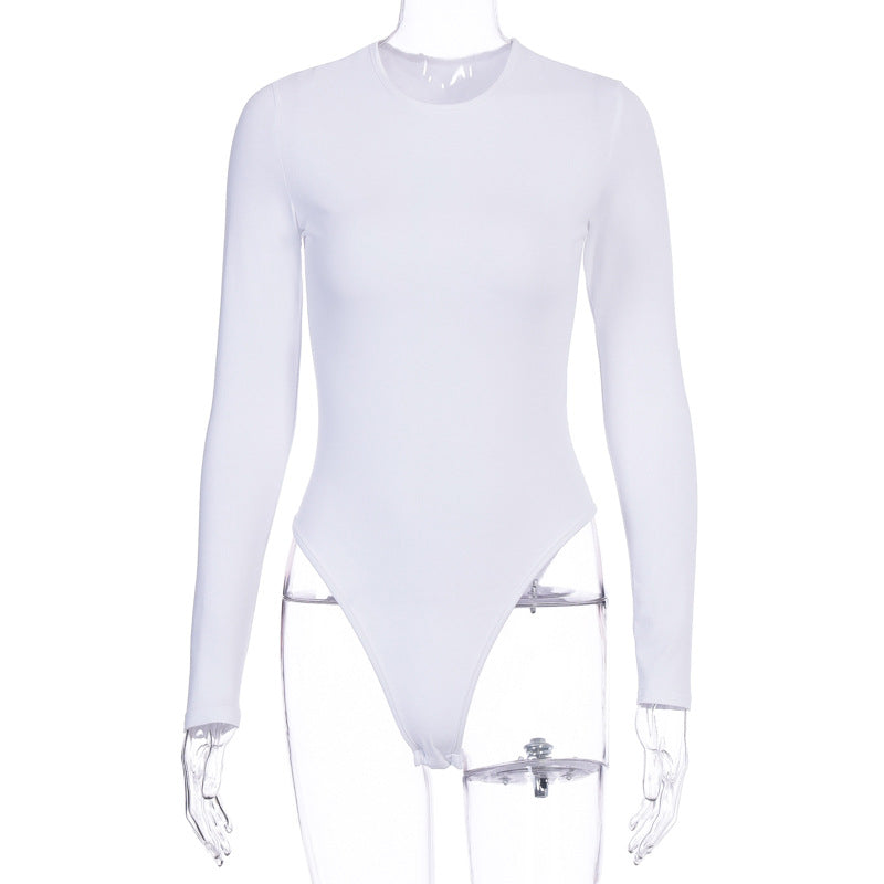 Damen Langarm-Bodysuit aus hautfreundlichem Stretchmaterial EB