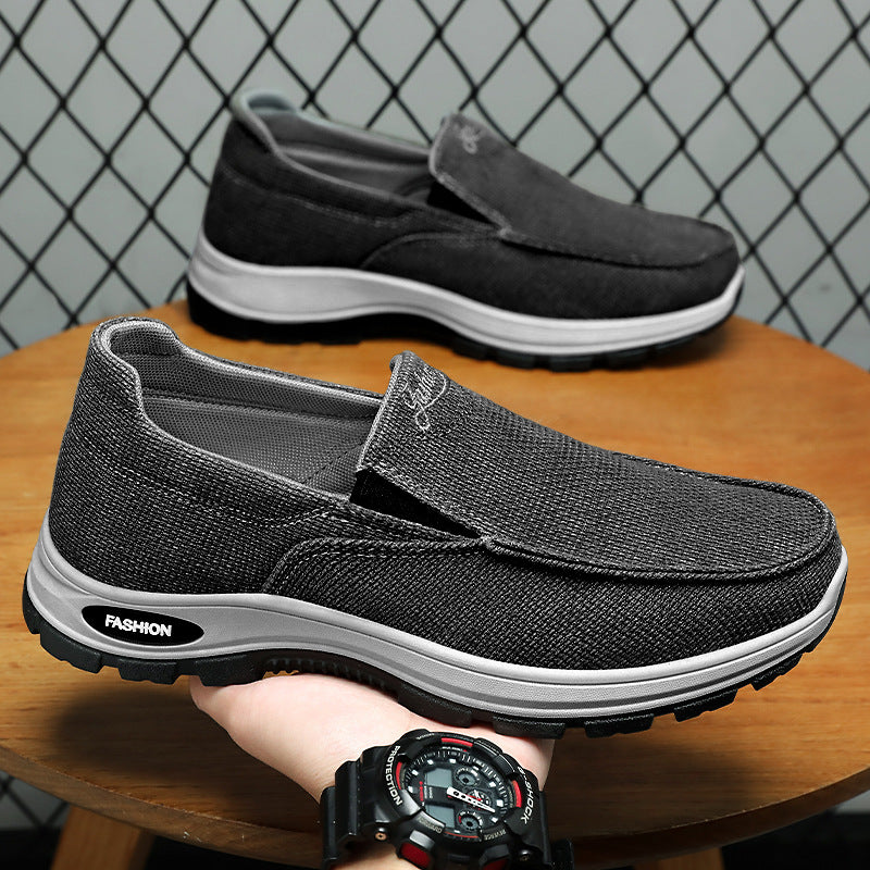 Damen Komfortable Slip-On Sneakers mit rutschfester Sohle EB