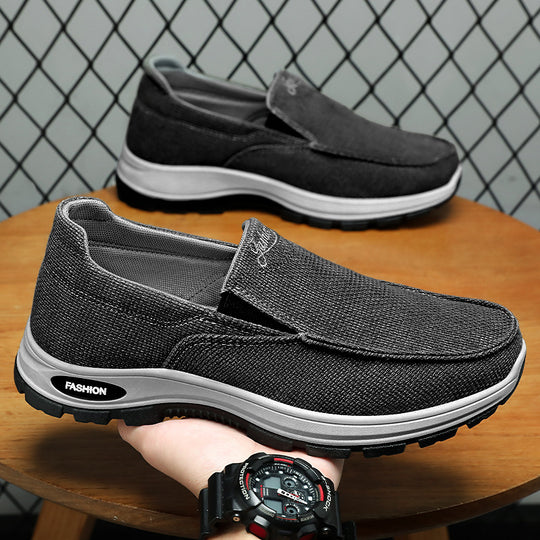 Damen Komfortable Slip-On Sneakers mit rutschfester Sohle EB