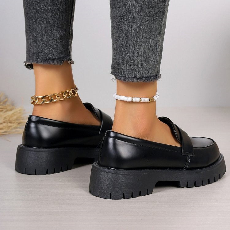Damen klassische Loafer mit rutschfester Sohle EB
