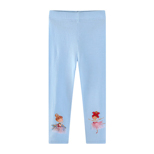 Mädchen Leggings mit Ballettmotiv EB