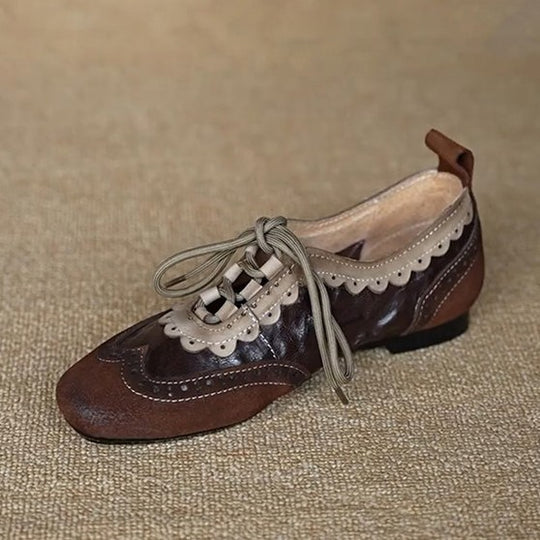 Damen elegante Ballerinas mit verspieltem Riemchen-Design EB
