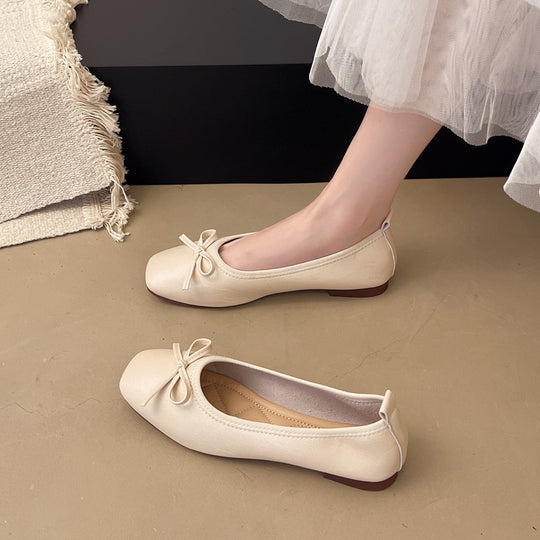 Damen Ballerinas mit süßem Schleifen-Design und komfortabler Sohle EB