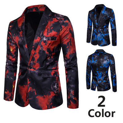 Herren modischer Blazer mit kunstvollem Farbverlauf EB