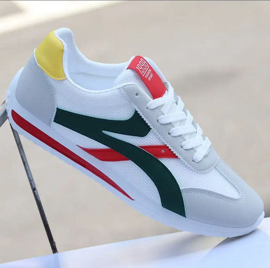 Damen Sportlich-Style Sneakers mit atmungsaktiver Oberflächenstruktur und stabiler Sohle EB