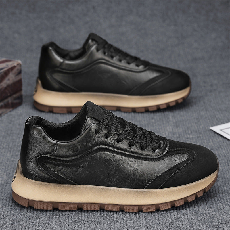Damen Elegante und bequeme Sneakers mit weichem Leder und dämpfender Sohle EB