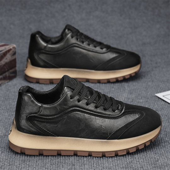 Damen Elegante und bequeme Sneakers mit weichem Leder und dämpfender Sohle EB