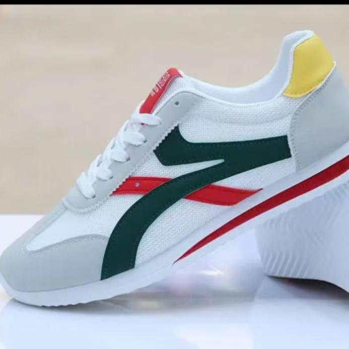 Damen Sportlich-Style Sneakers mit atmungsaktiver Oberflächenstruktur und stabiler Sohle EB