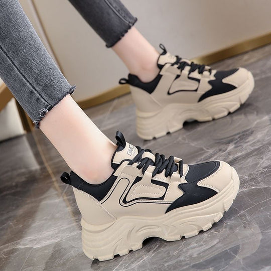 Damen Bequeme Sneaker mit atmungsaktivem Obermaterial und rutschfester Sohle EB