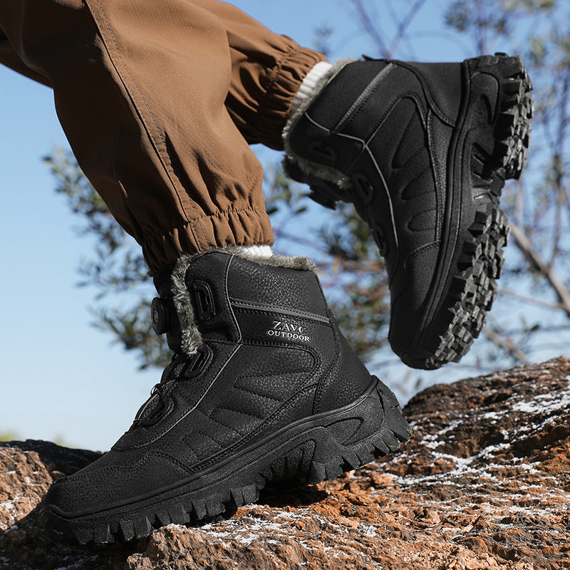 Damen Winterwanderstiefel mit rutschfester Sohle und wärmendem Futter EB