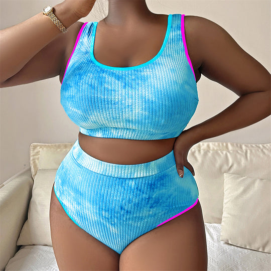 Damen Sportiv geschnittenes Bikini-Set EB