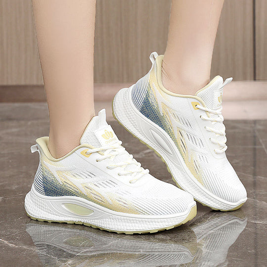 Damen Sportliche Laufschuhe mit atmungsaktivem Obermaterial und rutschfester Sohle EB